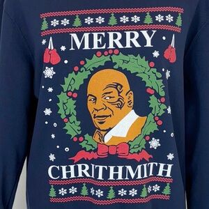 Mike Tyson "Merry Chrithmith" sweatshirt